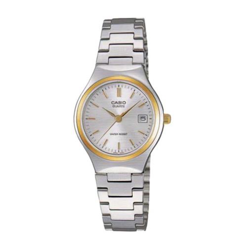 【CASIO 卡西歐】經典款 淑女/上班族指針錶 不鏽鋼錶帶 日期顯示 生活防水 ( LTP-1170G-7A )