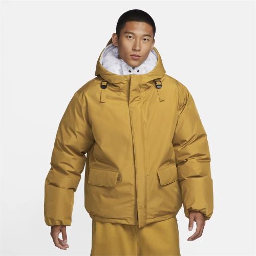 【下殺】Nike 羽絨外套 連帽外套 男裝 GORE-TEX 防水防風 保暖 土黃色【運動世界】FB7595-716