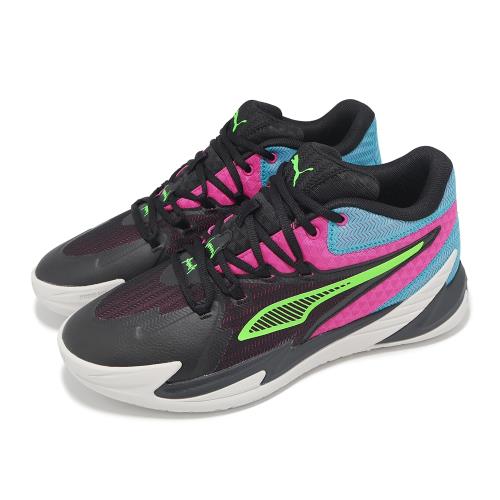 Puma 籃球鞋 Dagger 男鞋 黑 粉 藍 緩衝 入門款 運動鞋 31135301