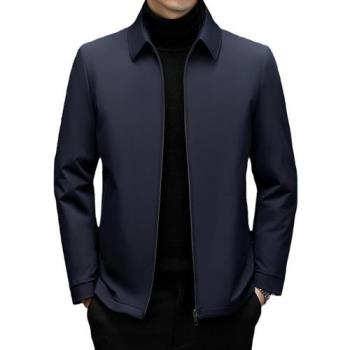 【巴黎精品】真 羽絨90%灰鵝絨 羽絨外套鵝絨夾克-一衣三穿鵝絨羽絨男外套2色a1is80