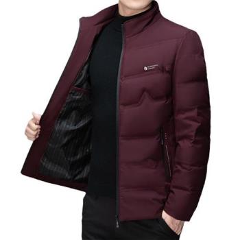 【巴黎精品】真 羽絨90%白鴨絨 羽絨外套鴨絨夾克-男士短版潮流羽絨男外套4色a1is44
