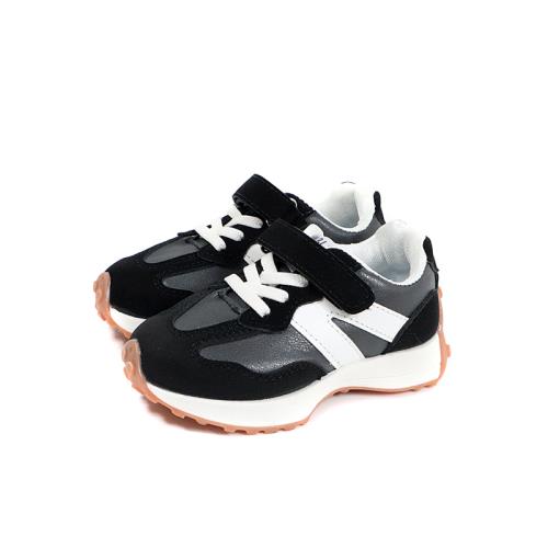 兒童鞋 運動鞋 魔鬼氈 小童 黑白 B1333-04 no281