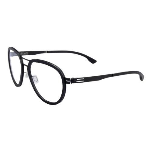 【ic! berlin】Elliot Black HD Rough/Black 德國薄鋼眼鏡 公司貨