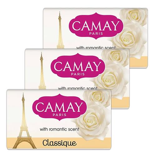 免運/CAMAY香皂165g-經典浪漫(白) x3顆