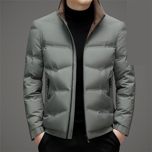 【巴黎精品】真 羽絨90%白鴨絨 羽絨外套鴨絨夾克-保暖麵包服男士立領男外套3色a1is148