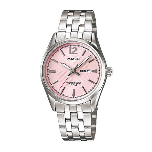 【CASIO 卡西歐】氣質時尚 學生/上班族 指針女錶 不鏽鋼錶帶 生活防水 (LTP-1335D-5A)