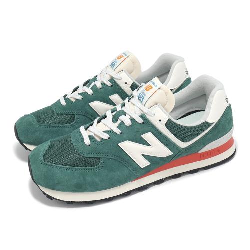 New Balance 休閒鞋 574 男鞋 女鞋 綠 白 紅 經典 麂皮 緩衝 情侶鞋 NB U574VPG-D