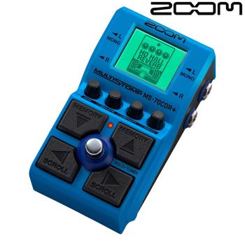 『ZOOM』電吉他電貝斯單顆型綜合效果器 MS-70CDR+ / 公司貨保固