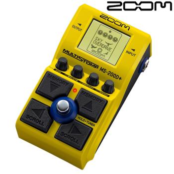 『ZOOM』單顆型電吉他綜合效果器 MS-200D+ / 公司貨保固