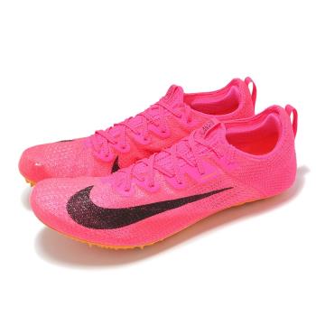 Nike 田徑跑鞋 Zoom Superfly Elite 2 男鞋 桃紅 編織 可拆釘 抓地 競速 運動鞋 CD4382-600
