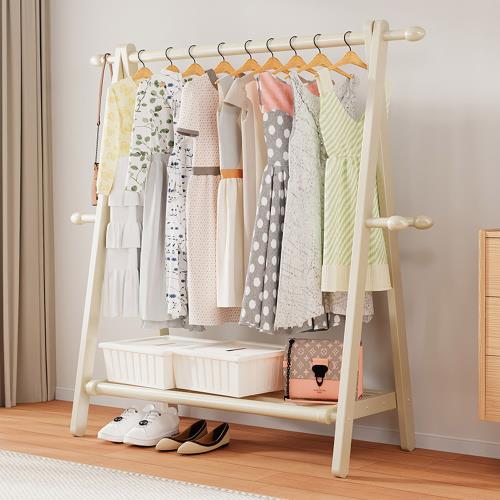 【AOTTO】 簡約質感加厚鐵藝收納衣帽架-120cm(掛衣架 曬衣架 收納架 衣物架)