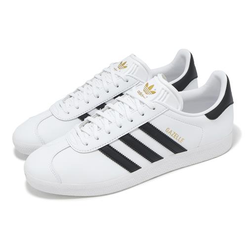 adidas 休閒鞋 Gazelle 男鞋 女鞋 白 黑 復古 低筒 情侶鞋 愛迪達 ID6113
