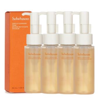 SULWHASOO 雪花秀 淨透保濕潔顏泡沫50ml*4入(航空版)