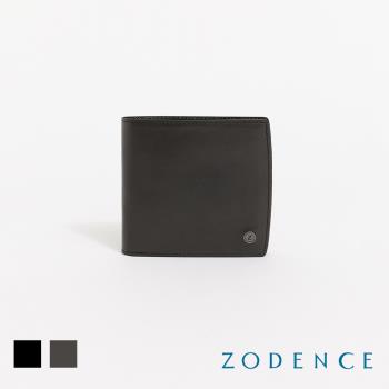 【ZODENCE 佐登司】CRAFTSLIM進口真皮超薄8卡貝殼弧線短夾(多色/2025新款上市)