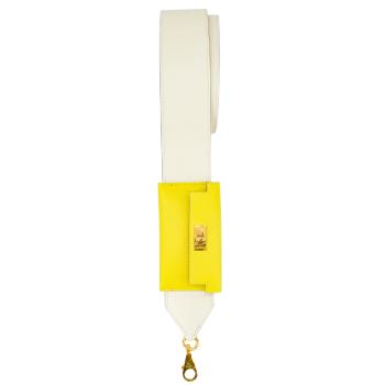 二手品 Hermes Kelly Pocket牛皮粗背帶(U刻/黃/白)