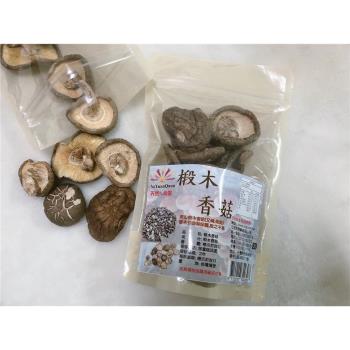 【亞源泉】埔里高山椴木香菇80g-大朵1包(椴木香菇有柄捲彎形)