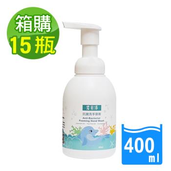 潔易淨 15瓶/箱裝 抗菌洗手慕斯400ml(綿密泡沫 溫和不刺激 薰衣草/茶樹/尤加利)