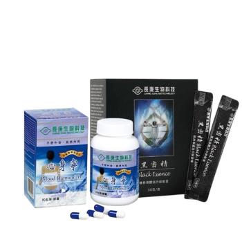 【byCEO】客製化穩定情緒幫助睡眠 長庚生技心身寧 90顆/盒 + 黑密精15ml 30包/盒 (原廠公司貨)