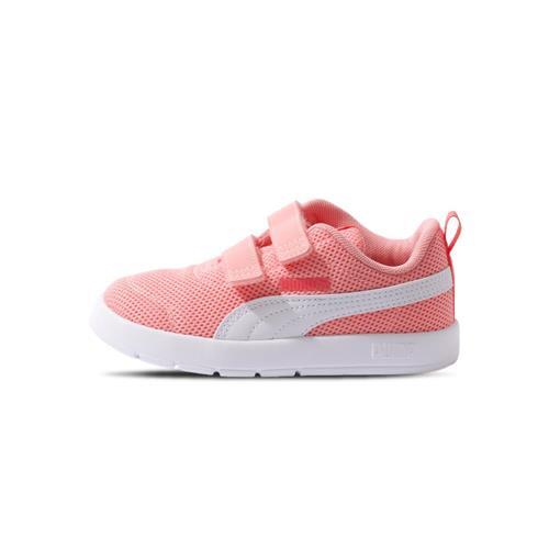 Puma Courtflex V3 Mesh Inf  小童 童鞋 粉色 透氣 運動 休閒 慢跑鞋 39808607