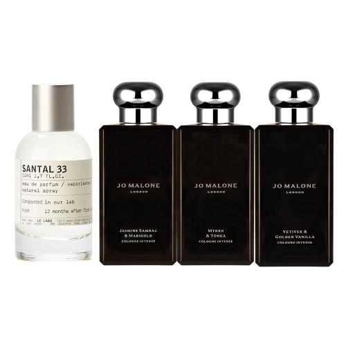 【高訂香限定特惠】Jo Malone & Le Labo 33 精品香水香氛特惠均一價  (154/茉莉金盞花/沒藥與零陵香/香根草/33)