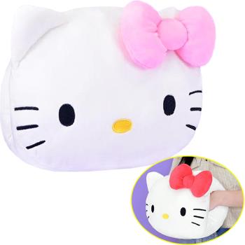 凱蒂貓HELLO KITTY暖手枕抱枕午安枕午睡枕靠枕靠墊 89487(生日禮物 聖誕節)【卡通小物】