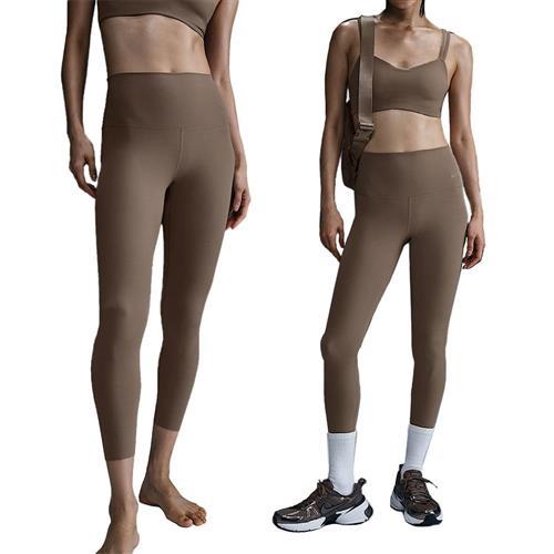 Nike Zenvy HR 78 TGHT 女款 棕色 運動 休閒 瑜珈 訓練 高腰 緊身 長褲 DQ6016-233