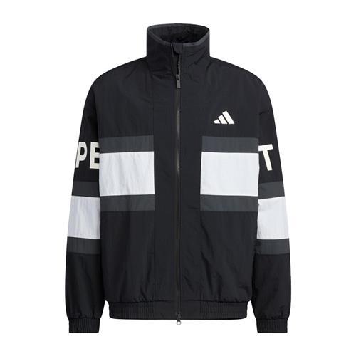 Adidas Word WOV JKT 男款 黑白色 運動 休閒 亞規 Logo 長袖 外套 JM2064