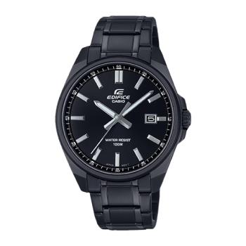 【CASIO 卡西歐】EDIFICE 沉穩黑鋼 指標紳士男錶 EFV-150DC (EFV-150DC-1A)
