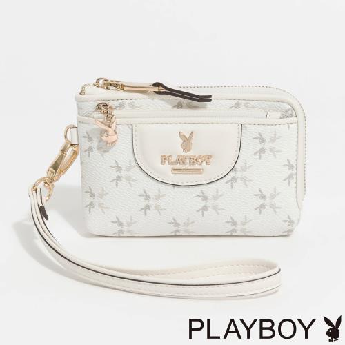 PLAYBOY - 零錢包  White Bunny系列 - 米白色