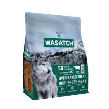 【WASATCH 瓦莎奇】烘焙高鮮肉脆餅600g-四種口味(牛肉/雞肉/鮭魚/豬肉)新增紅藜