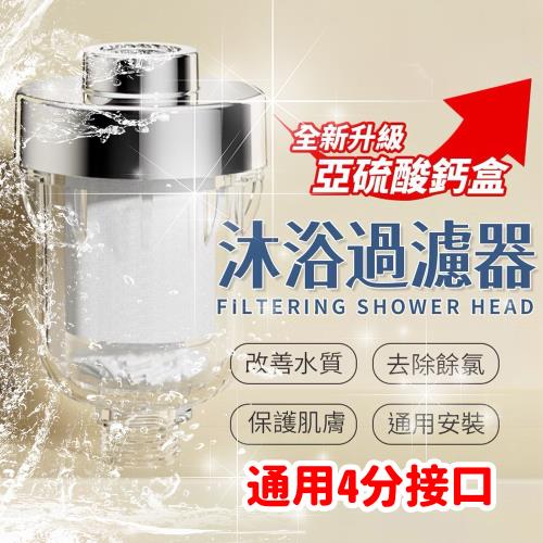 【SUMNE】除氯沐浴過濾器 買一送一(通用四分頭 浴室除氯)