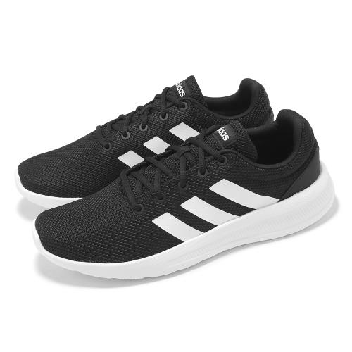 adidas 慢跑鞋 Lite Racer CLN 2.0 男鞋 黑 白 緩衝 透氣 多功能 訓練 運動鞋 愛迪達 JS3020