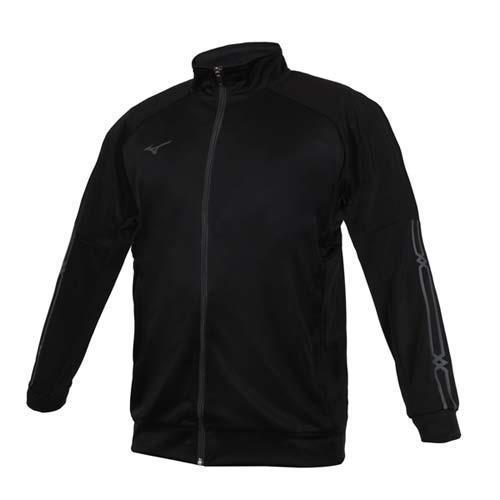 MIZUNO 男針織運動外套-抗UV 運動 上衣 休閒