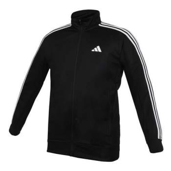 ADIDAS 男立領運動外套-吸濕排汗 涼感 上衣 運動 休閒 慢跑