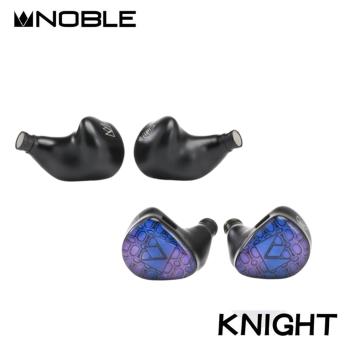 Noble Audio KNIGHT 是一款高品質有線音樂耳機，採用入耳式與繞耳式配戴設計，紫色系外觀時尚。動圈式聲音驅動，提供出色音質表現，適合音樂愛好者。支援Windows、MAC、Android、iOS、Linux系統。內容物、頻率響應、靈敏度、阻抗等規格請詳商品介紹。無防水防塵等級，附保固卡，保固依購買憑據及原廠規定。
