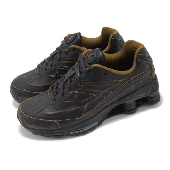 Nike 休閒鞋 Shox Ride 2 PRM 男鞋 黑 真皮 緩衝 支撐 復古 彈簧鞋 HV4447-010