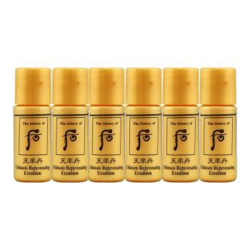 【Whoo 後】天率丹完美奇蹟皇后乳液 5ML x 6(效期至2025年12月)