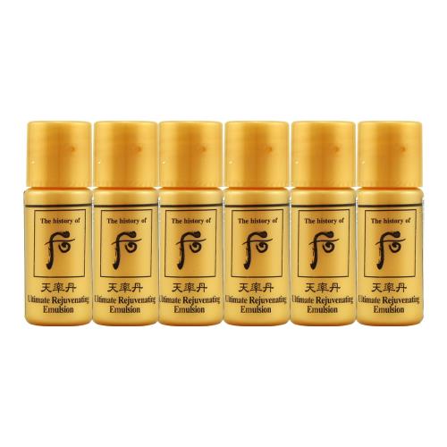 【Whoo 后】天率丹完美奇蹟皇后乳液 5ML x 6(效期至2025年12月)