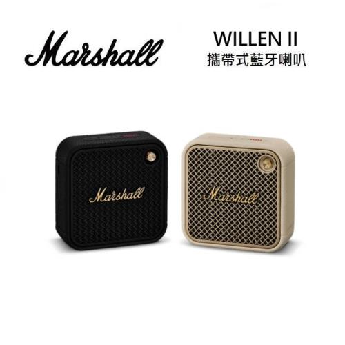 Marshall WILLEN II Bluetooth 攜帶式藍牙喇叭 台灣公司貨