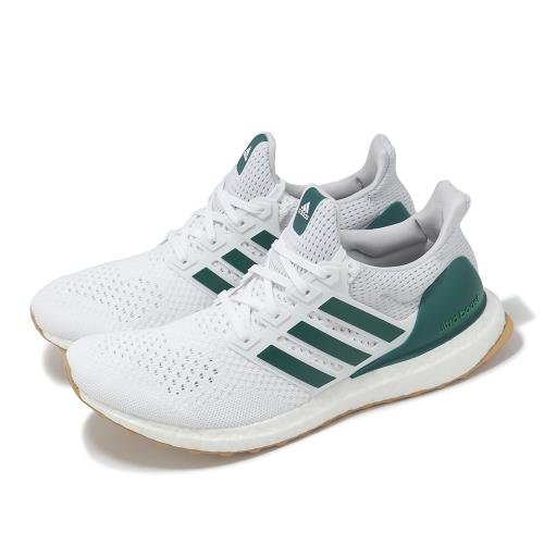 adidas 慢跑鞋 Ultraboost 1.0 男鞋 白 綠 緩震 馬牌輪胎大底 運動鞋 愛迪達 JH6600