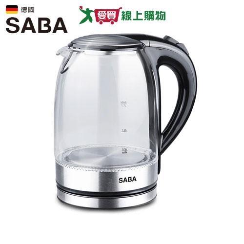 SABA 1.7L防爆玻璃快煮壺 SA-HK42【愛買】
