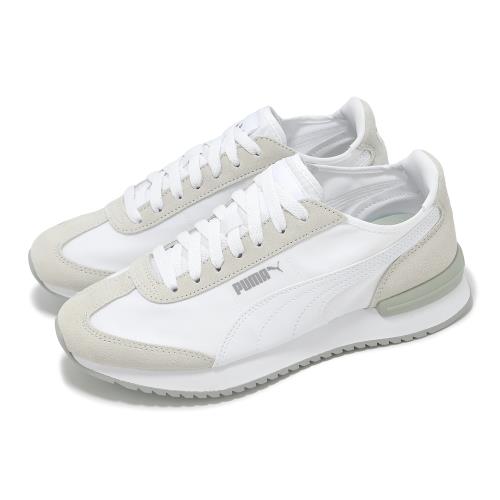 Puma 休閒鞋 R78 Wind Nylon 男鞋 女鞋 白 灰 拼接 麂皮 尼龍 情侶鞋 39290114