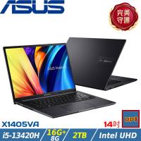 (規格升級)ASUS VivoBook 14吋效能筆電 i5-13420H/24G/2TB SSD/W11/X1405VA-0131K13420H
