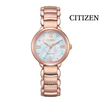 【CITIZEN】EM0928-84D 光動能女錶 28mm 公司貨