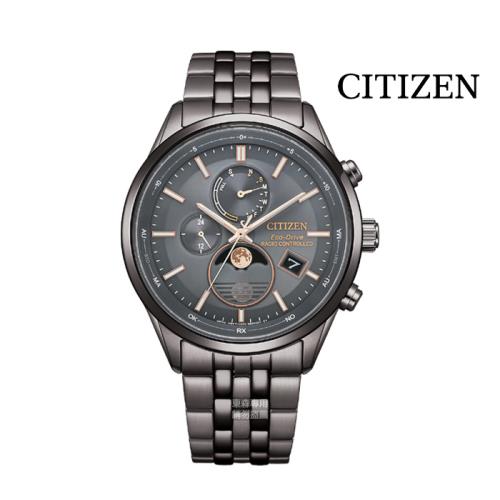 【CITIZEN】BY1037-51H 月相 光動能電波男錶 42mm 公司貨