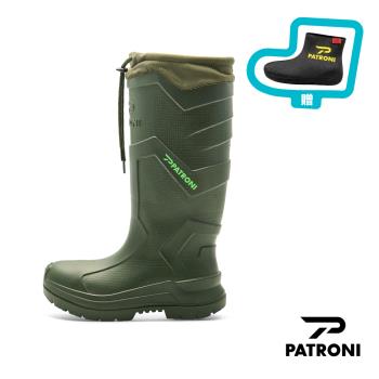 【PATRONI】極雨鞋 SF2380DGN 極輕量抓梯絕緣安全雨鞋