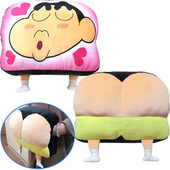 蠟筆小新暖手枕抱枕午安枕午睡枕靠枕靠墊屁屁造型 08081(生日禮物 聖誕節)【卡通小物】