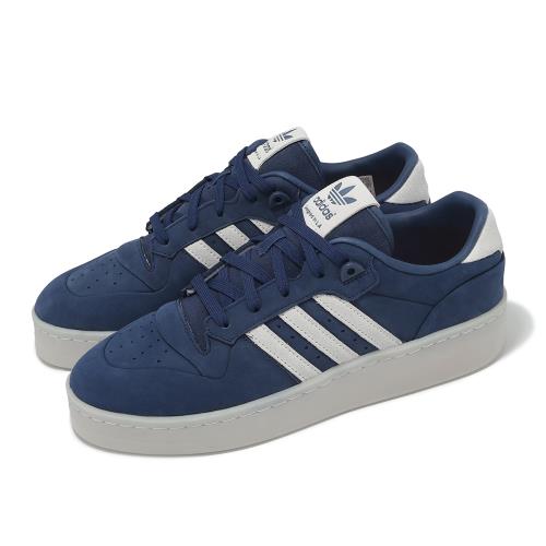 adidas 休閒鞋 Rivalry Lux Low 男鞋 藍 白 復古 麂皮 愛迪達 IH0254