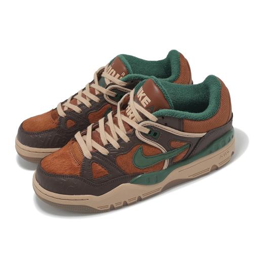 Nike x Nigo 休閒鞋 Air Force 3 Low SP 男鞋 棕 綠 聯名 拼接 AF3  HQ7533-201