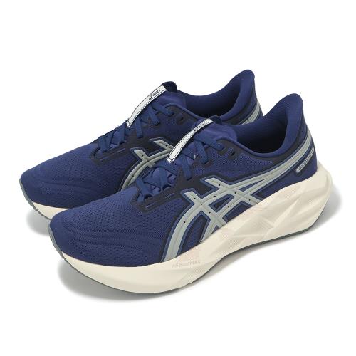 Asics 慢跑鞋 Novablast 5 ATC 男鞋 藍 灰 米白 復古系列 彈力 緩衝 運動鞋 亞瑟士 1011C027400